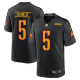 Jayden Daniels Washington Commanders Alternate Game Player Jersey - Black Jerseys