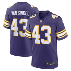 Andrew Van Ginkel Minnesota Vikings Alternate Game Jersey - Purple Jerseys