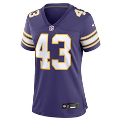 Andrew Van Ginkel Minnesota Vikings Women's Alternate Game Jersey - Purple Jerseys