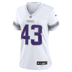 Andrew Van Ginkel Minnesota Vikings Women's Alternate Game Jersey - White Jerseys