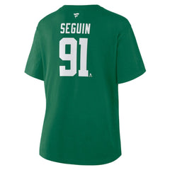 Tyler Seguin Dallas Stars Fanatics Women's Authentic Stack Name & Number T-Shirt - Kelly Green | US 202477497