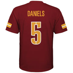 Jayden Daniels Washington Commanders Youth Replica Player Jersey - Burgundy Jerseys