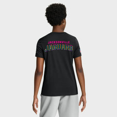Jacksonville Jaguars Women's 2025 NFL Crucial Catch Tri-Blend Dri-FIT T-Shirt - Black T-shirts