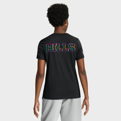 Buffalo Bills Women's 2025 NFL Crucial Catch Tri-Blend Dri-FIT T-Shirt - Black T-shirts