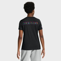 Chicago Bears Women's 2025 NFL Crucial Catch Tri-Blend Dri-FIT T-Shirt - Black T-shirts