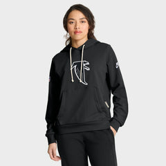 Atlanta Falcons Women's Throwback Sideline Standard Issue Dri-FIT Hoodie - Black Hoodies