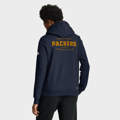Green Bay Packers Women's Sideline Standard Issue Dri-FIT Hoodie - Navy Hoodies