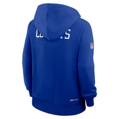 Dallas Cowboys Women's Throwback Sideline Standard Issue Dri-FIT Hoodie - Royal Hoodies