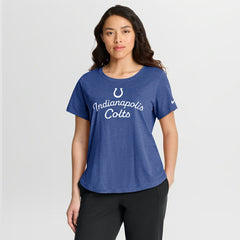 Indianapolis Colts Women's Script Tri-Blend T-Shirt - Royal T-shirts
