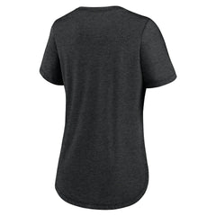 Philadelphia Eagles Women's Script Tri-Blend T-Shirt - Black T-shirts