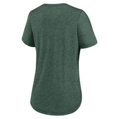 Green Bay Packers Women's Script Tri-Blend T-Shirt - Green T-shirts