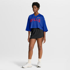 Buffalo Bills Women's Primetime Cropped Mesh Dri-FIT Fashion Jersey - Royal Jerseys