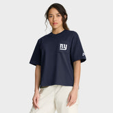 New York Giants Women's Rewind Pocket Boxy T-Shirt - Royal T-shirts