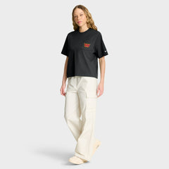 Washington Commanders Women's Rewind Pocket Boxy T-Shirt - Black T-shirts