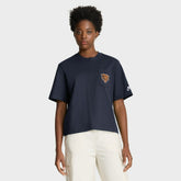 Chicago Bears Women's Rewind Pocket Boxy T-Shirt - Navy T-shirts