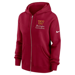 Washington Commanders Women's Phoenix Rewind Full-Zip Hoodie - Burgundy Hoodies