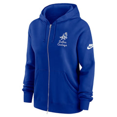 Dallas Cowboys Women's Phoenix Rewind Full-Zip Hoodie - Navy Hoodies