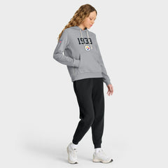 Pittsburgh Steelers Women's 1933 Sideline Standard Issue Dri-FIT Hoodie - Gray Hoodies
