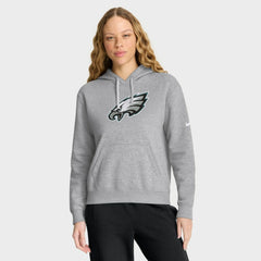 Philadelphia Eagles Women's Club Fleece Hoodie - Heather Gray Hoodies