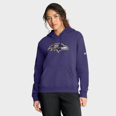 Baltimore Ravens Women's Club Fleece Hoodie - Purple Hoodies