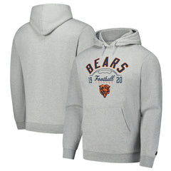 Chicago Bears Starter Pullover Hoodie - Heather Gray Hoodies