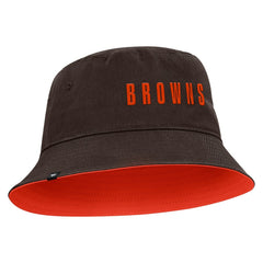Cleveland Browns Strong Side Bucket Hat - Brown Hats