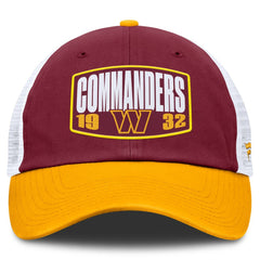 Washington Commanders Franchise Trucker Adjustable Hat - Burgundy/Gold Hats