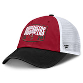 Tampa Bay Buccaneers Franchise Trucker Adjustable Hat - Red/Pewter Hats