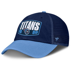 Tennessee Titans Franchise Trucker Adjustable Hat - Navy/Light Blue Hats