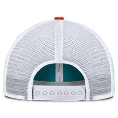 Miami Dolphins Franchise Trucker Adjustable Hat - Aqua/Orange Hats