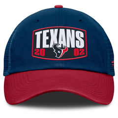 Houston Texans Franchise Trucker Adjustable Hat - Navy/Red Hats