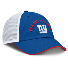 New York Giants Reverse Trucker Adjustable Hat - Royal/White Hats