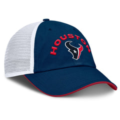 Houston Texans Reverse Trucker Adjustable Hat - Navy/White Hats