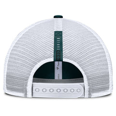 Philadelphia Eagles Reverse Trucker Adjustable Hat - Midnight Green/White Hats