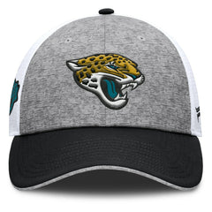 Jacksonville Jaguars Option Trucker Adjustable Hat - Gray/Black Hats
