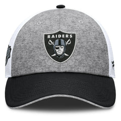 Las Vegas Raiders Option Trucker Adjustable Hat - Gray/Black Hats
