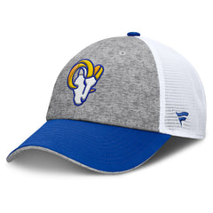 Los Angeles Rams Option Trucker Adjustable Hat - Gray/Royal Hats
