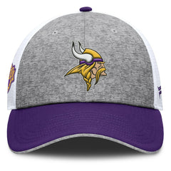 Minnesota Vikings Option Trucker Adjustable Hat - Gray/Purple Hats
