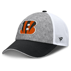 Cincinnati Bengals Option Trucker Adjustable Hat - Gray/Black Hats