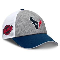 Houston Texans Option Trucker Adjustable Hat - Gray/Navy Hats
