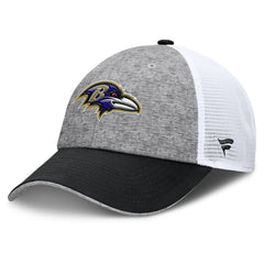 Baltimore Ravens Option Trucker Adjustable Hat - Gray/Black Hats