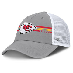 Kansas City Chiefs Singleback Trucker Adjustable Hat - Gray Hats