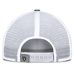 Las Vegas Raiders Singleback Trucker Adjustable Hat - Gray Hats