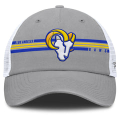 Los Angeles Rams Singleback Trucker Adjustable Hat - Gray Hats
