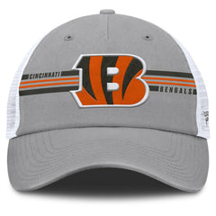 Cincinnati Bengals Singleback Trucker Adjustable Hat - Gray Hats