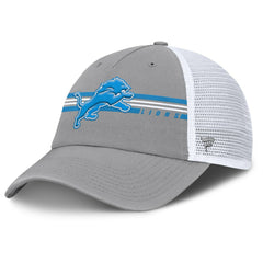 Detroit Lions Singleback Trucker Adjustable Hat - Gray Hats