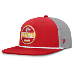 Kansas City Chiefs Edge Rush Trucker Adjustable Hat - Red/Gray Hats