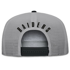 Las Vegas Raiders Edge Rush Trucker Adjustable Hat - Black/Gray Hats