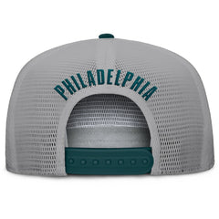 Philadelphia Eagles Edge Rush Trucker Adjustable Hat - Midnight Green/Gray Hats