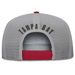 Tampa Bay Buccaneers Edge Rush Trucker Adjustable Hat - Red/Gray Hats